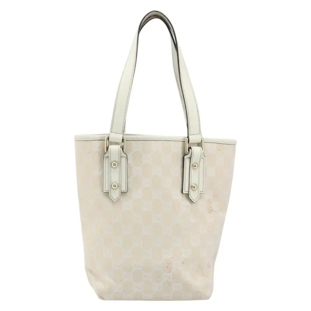 Gucci GG Canvas Tote Bag Gold